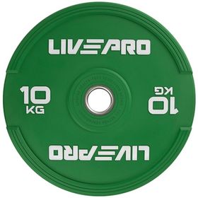 Livepro LP8332-10 10 kg Renkli Kauçuk Bumper Plaka
