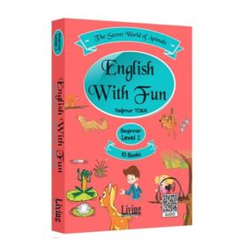 Living English Dictionary English With Fun Level 2-10 Kitap The Secret World Of Animals İngilizce Kitabı