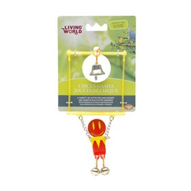 Living World Kırmızı Trapez Kuş Oyuncağı