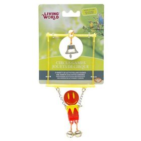 Living World Kırmızı Trapez Kuş Oyuncağı