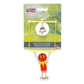 Living World Kırmızı Trapez Kuş Oyuncağı