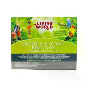 Living World Kuşlar İçin Ahşap Oyuncak Yapma Seti