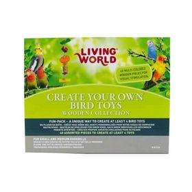 Living World Kuşlar İçin Ahşap Oyuncak Yapma Seti