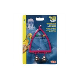 Living World Kuşlar İçin Plastik Aynalı Zilli Tünek