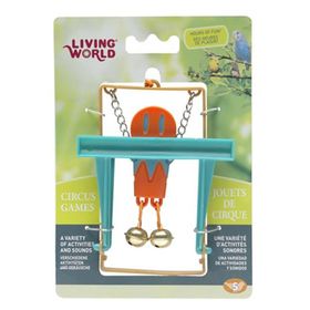 Living World Maymunlu Turuncu Kuş Oyuncağı