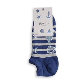 Livoni Cotton Sneaker Socks With Colorful and Fun Designs Faces Low Socks Unisex Çorap