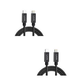 LivX BLT-03-2 Horizontal İkili Paket 20W Type C to Lightning 3 Metre iPhone iPad Uyumlu Hızlı Şarj ve Data Kablosu