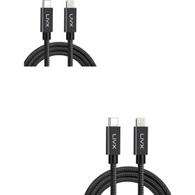 LivX BLT-50-2 Horizontal İkili Paket 20W Type C to Lightning 50 cm iphone ipad Hızlı Şarj ve Data Kablosu
