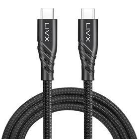 LivX BO-02 Turbo Serisi 100W 5A Type C to Type C PD 2.0 5 Gbps 2 Metre Hızlı Şarj ve Data Kablosu