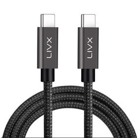 LivX Force GN-02 100W Usb-C to Usb-C 3.1 Gen2 10Gbps 4K 60Hz 2 Metre Örgülü Hızlı Şarj Data ve Görüntü Kablosu