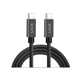 LivX Force GN-02 100W Usb-C to Usb-C 3.1 Gen2 10Gbps 4K 60Hz 2 Metre Örgülü Hızlı Şarj Data ve Görüntü Kablosu