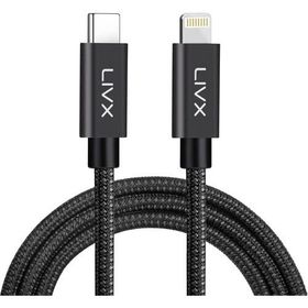 LivX IPBLT-01 Horizontal 20W Type-C To Lightning Space Gray 2 mt Data Kablosu