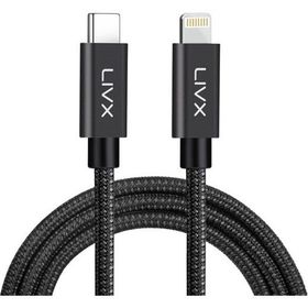 LivX IPBLT-01 Horizontal 20W Type-C To Lightning Space Gray 2 mt Data Kablosu