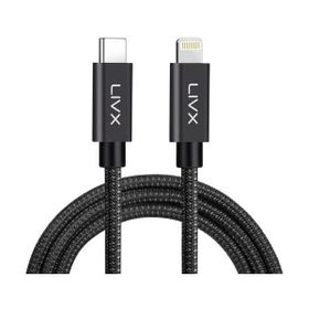 LivX IPBLT-01 Horizontal 20W Type-C To Lightning Space Gray 2 mt Data Kablosu