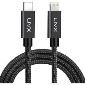 LivX IPBLT-01 Horizontal 20W Type-C To Lightning Space Gray 2 mt Data Kablosu
