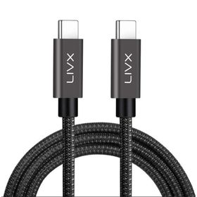 LivX LVA-TCT Solid 100W 5A Type C To 2 mt Space Gray Data Kablosu