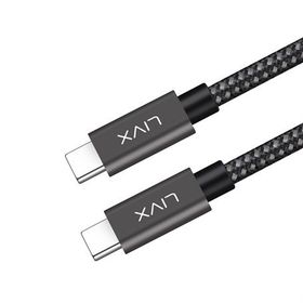 LivX LVA-TCT Solid 100W 5A Type C To 2 mt Space Gray Data Kablosu