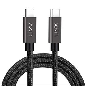 LivX LVA-TCT Solid 100W 5A Type C To 2 mt Space Gray Data Kablosu