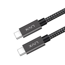 LivX LVA-TCT Solid 100W 5A Type C To 2 mt Space Gray Data Kablosu