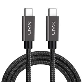 LivX LVA-TCT Solid 100W 5A Type C To 2 mt Space Gray Data Kablosu