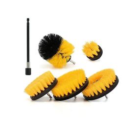 LivX MUF-01 Hygiene 5 Parça 15 cm Sarı Renk Profesyonel Matkap Temizlik Fırçası