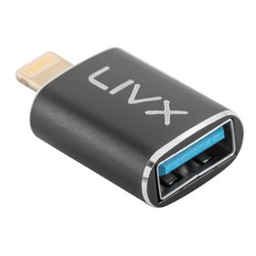 LivX OTGLM Siyah Lightning to USB 3.0 OTG Çevirici Adaptör