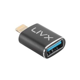 LivX OTGLM Siyah Lightning to USB 3.0 OTG Çevirici Adaptör
