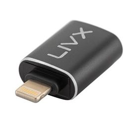 LivX OTGLM Siyah Lightning to USB 3.0 OTG Çevirici Adaptör