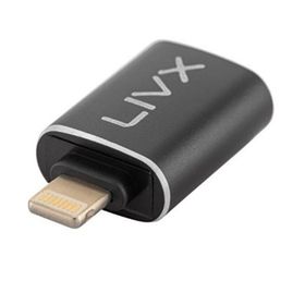 LivX OTGLM Siyah Lightning to USB 3.0 OTG Çevirici Adaptör