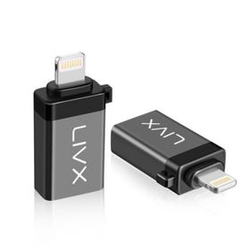 LivX OTGLM Siyah Lightning to USB 3.0 OTG Çevirici Adaptör