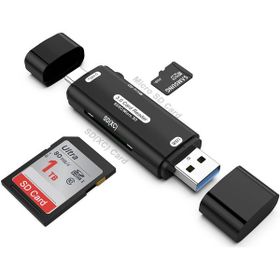 LivX RKTSD Micro SD Kart Okuyucu Type C To USB 3.0 OTG 5 Gbps Micro SD Card Reader Çevirici