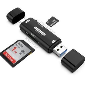 LivX RKTSD Micro SD Kart Okuyucu Type C To USB 3.0 OTG 5 Gbps Micro SD Card Reader Çevirici