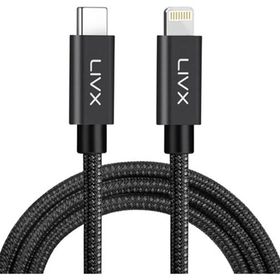 LivX SPD-01 Speed 27W Type C to Lightning 2 mt iPhone Ipad Uyumlu Hızlı Şarj ve Data Kablosu