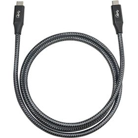 LivX TH02 Action Thunderbolt 4 Type C Kablo 100 W PD Şarj 1.8 Metre 40 Gbps Örgülü Kablo Veri ve Görüntü Aktarım Kablosu