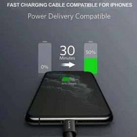 LivX Transparent 45W PD/QC Mini Araç Şarj Cihazı ve 1 m iPhone Hızlı Şarj Kablosu