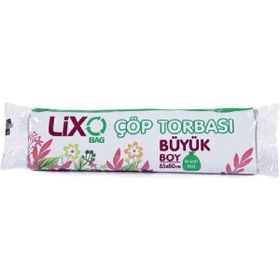 Lixo 10'lu 65x80 cm Mavi Büyük Boy Çöp Poşeti