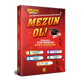 Liyakat Yayınları - Mezun OL Zorunlu Tüm Dersler Soru Bankası Açık Öğretim Lisesi Sınavlarına Özel Hazırlık