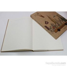 Liz KFA5D 40 Yaprak Kraft Kapak Düz Defter