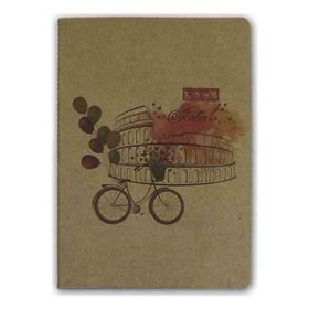 Liz KFA5D 40 Yaprak Kraft Kapak Düz Defter