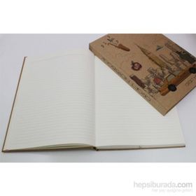 Liz KFA5D 40 Yaprak Kraft Kapak Düz Defter