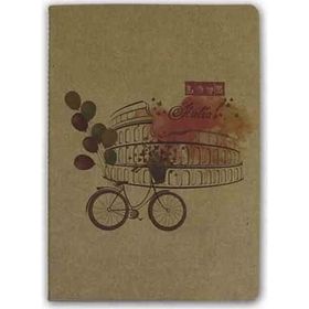 Liz KFA5D 40 Yaprak Kraft Kapak Düz Defter