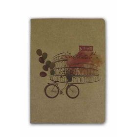 Liz KFA5D 40 Yaprak Kraft Kapak Düz Defter
