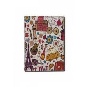 Liz Suni Deri Desen Baskılı 14x20 Defter