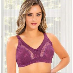 Liza 543 Tekli Mor Bayan Dantelli Toparlayıcı Sütyen