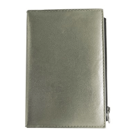 Lizy Aynalı Fermuarlı Gold 120 Yaprak 14x20 cm Çizgili Defter