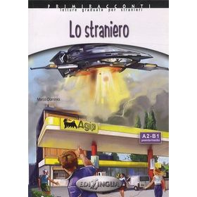 Lo Straniero + CD - İtalyanca Okuma Kitabı Orta Seviye A2-B1 - M. Dominici