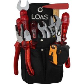 Loas LSTCT04-KA Kemere Asılabilen Bel Tipi Profesyonel Ağır Hizmet Tipi Alet Çantası