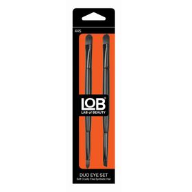 LOB 435 Velvet Series Duo Eye Brush Set 2'li Göz Fırça Seti