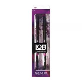 LOB 435 Velvet Series Duo Eye Brush Set 2'li Göz Fırça Seti