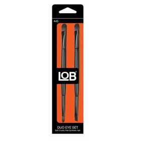 LOB 435 Velvet Series Duo Eye Brush Set 2'li Göz Fırça Seti